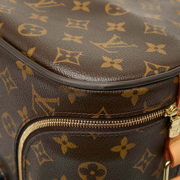 LOUIS VUITTON Brown Monogram Leather Boston Bag - Picture 9 of 13